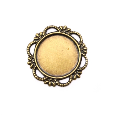 18mm 원형 까메오받침(내경18*18)