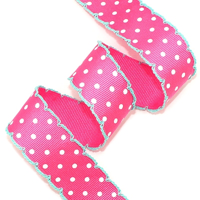 체리/흰색땡땡이(옥색피코트)