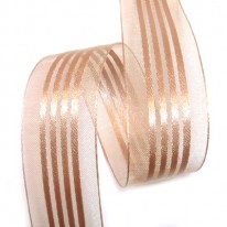 베이지(양면네줄오간디)