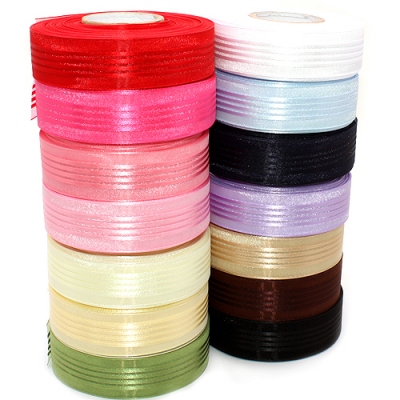 [도매]양면네줄오간디(1롤-50마)