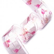 핑크/튤립(바둑평직오간디)