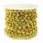 8mm 금색하트 구슬줄(1마)