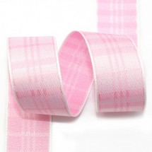 핑크/연핑 고급체크(자카드)