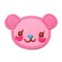 핑크/발그레 곰돌이(와펜)