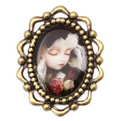 검정레이스 인형(명화까메오)