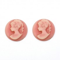16mm 귀여운여인 까메오(핑크)