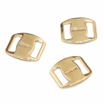 패션 라운드사각 버클/골드(금속장식)