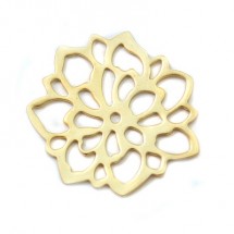 다알리아 데코/무광골드(금속장식)