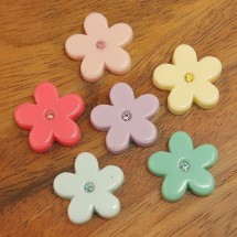 파스텔 스톤꽃(플라스틱장식)B3-10