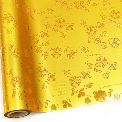 금색/팝플라워(½롤증착지)