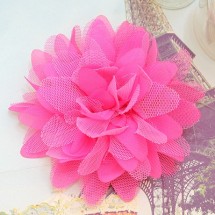 체리핑크/서리에꽃(원단장식)