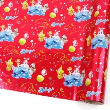 빨강/풍선코끼리 발루뽀(⅔롤증착지)