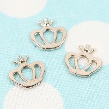 세줄왕관 데코/골드(금속장식)