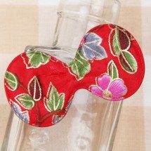 빨강/금박매화꽃 둥근리본(초음파장식)