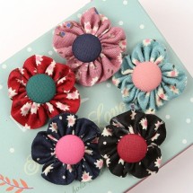 미니플라워 단추꽃(원단장식)