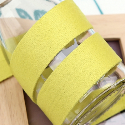 라임/무지 스웨이드(원단리본)