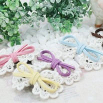 B405 스웨이드 레이스 집게핀-한쌍(d.i.y 세트)