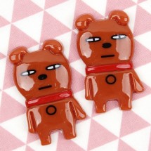 (大)갈색멍멍 전신(플라스틱장식)E4-3