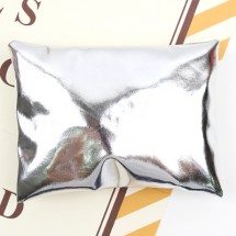 은색/리본용 메탈사각쿠션(원단장식)