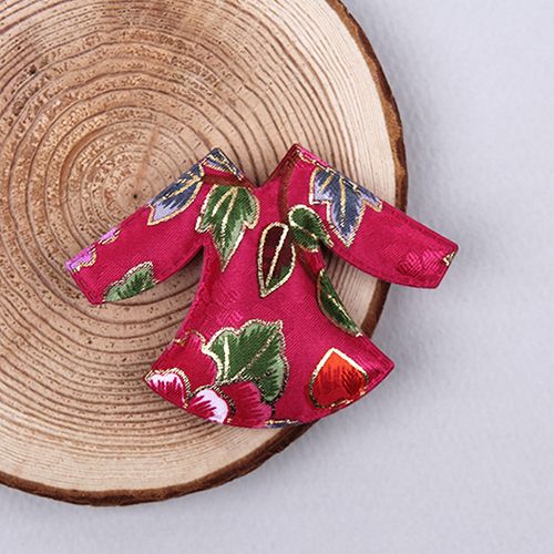 꽃체리색/플라워패턴 비단당의(초음파장식)