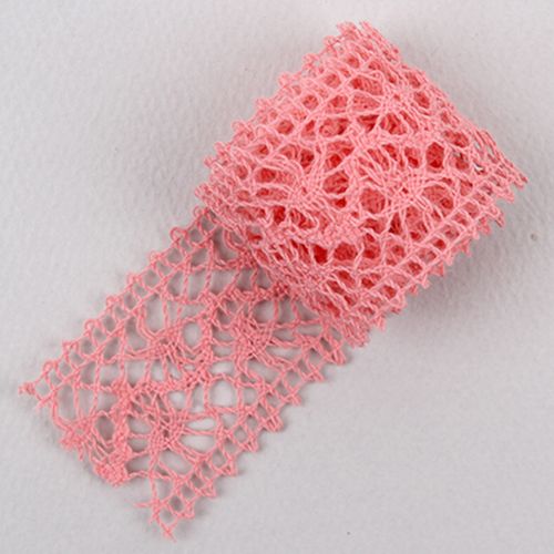 핫핑크/토숀 레이스리본