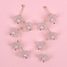 흰색/진주초롱(금속장식)