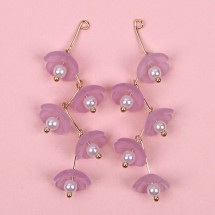 연보라/진주초롱(금속장식)