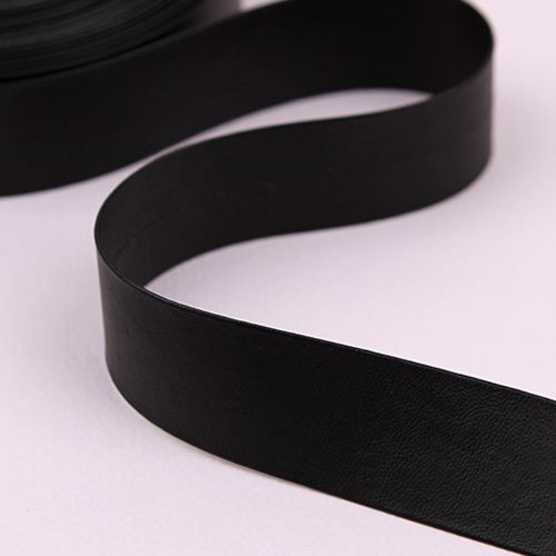 검정색/클래식인조가죽(원단리본)