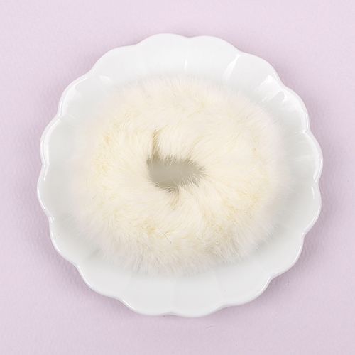 [할인]흰색/퍼슈슈머리끈