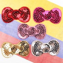 둥근리본 스팽글(와펜)