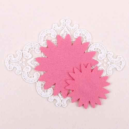 체리핑크/뾰족카네이션펠트1(원단장식)